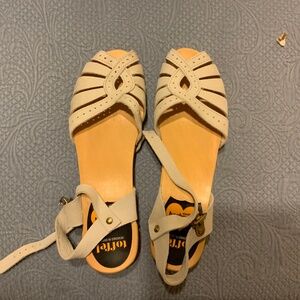 Swedish Hasbeens vintage blue size 39